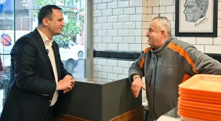 Bornova Belediye Başkanı Eşki'den Esnafa Ziyaret