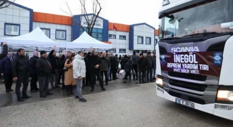 Bursa İnegöl’den deprem bölgelerine yardım eli