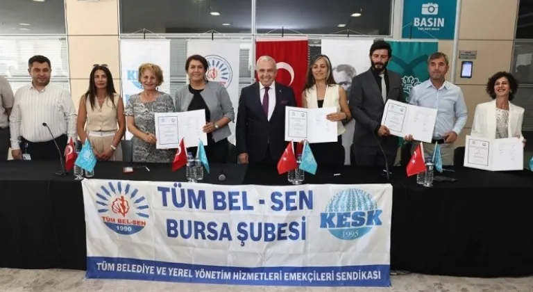 Bursa Nilüfer'de toplu iş sözleşmesi sevinci