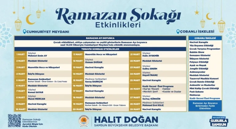 Büyükşehir ile Samsun'da Ramazan Coşkusu
