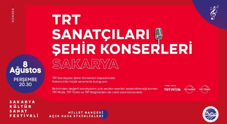 Büyükşehir yaz festivali TRT Şehir Konseri ve hemşehri buluşmalarıyla başlıyor