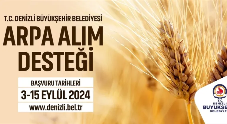 Büyükşehir'den Çiftçilere Arpa Alım Desteği