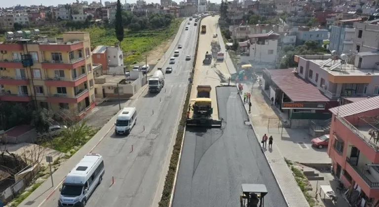 Büyükşehir’den Toroslar Da Yol Yenileme Çalışması