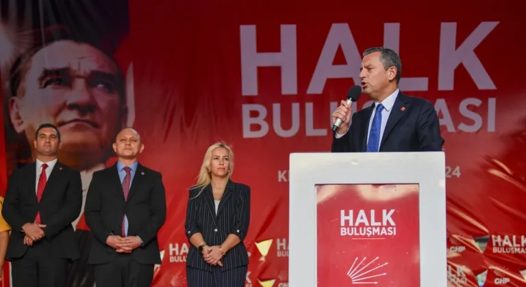 CHP Lideri Özel Kırıkkale'de konuştu: 'Bu kahraman ordu varken, İsrail bize nasıl saldıracak?'