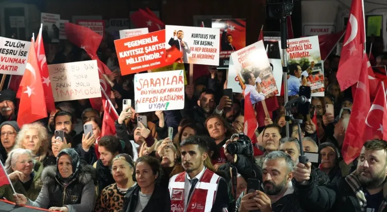 CHP’lilerden İmamoğlu’na destek mitingi  - Videolu Haber