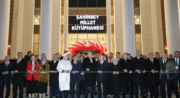 Cumhurbaşkanı Erdoğan, Şahinbey Millet Kütüphanesi'nin açılışını gerçekleştirdi