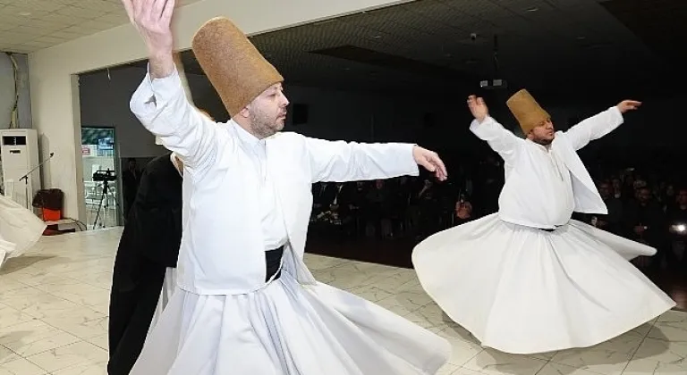 Çumra'da Miraç Kandili nedeniyle düzenlenen SemâMukâbelesi, geniş katılımla gerçekleştirildi.