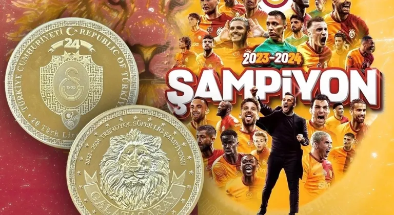 Darphane'den Galatasaray'ın Şampiyonluğuna Özel Hatıra Parası