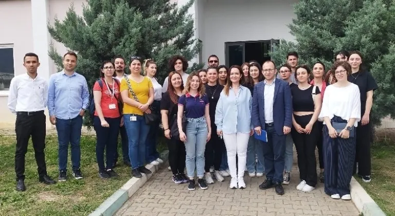 DEÜ Öğrencileri, Manisa Merkez Atıksu Arıtma Tesisinde Misafir Edildi