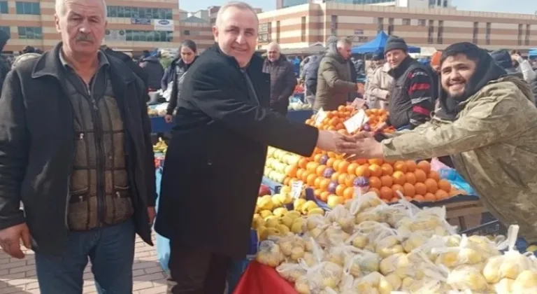 Edirne Keşan'da Pazar Esnafına Ziyaret Gerçekleşti