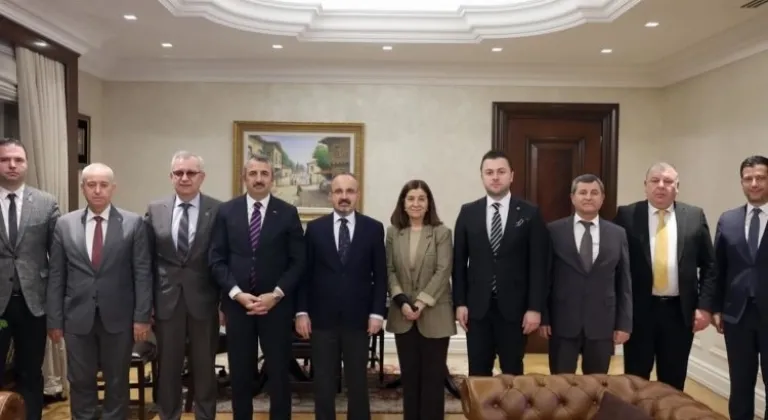 Edirne Valisi ve Keşan protokolünün Başkent'te bürokrasi teması