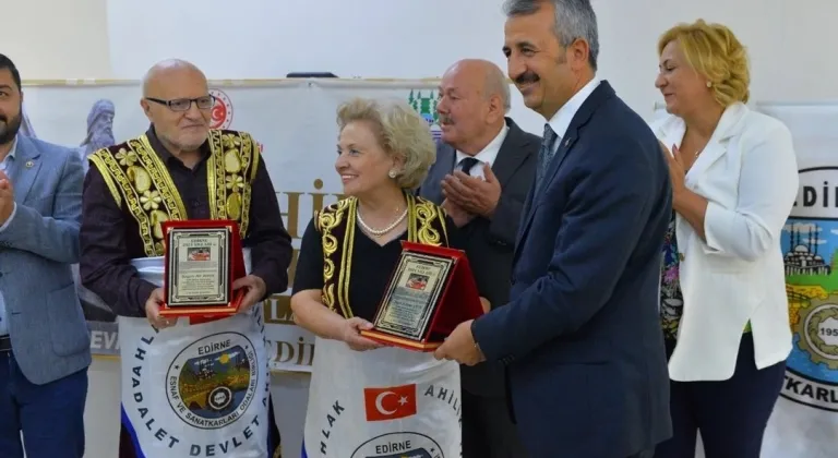 Edirne'de Ahilik Geleneği: Ahiler 'Şed' Kuşandı!