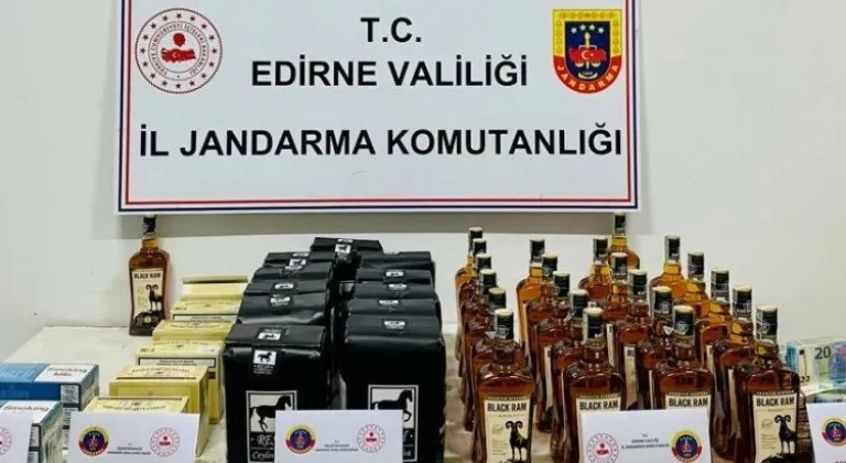 Edirne'de gümrük kaçaklarına el konuldu