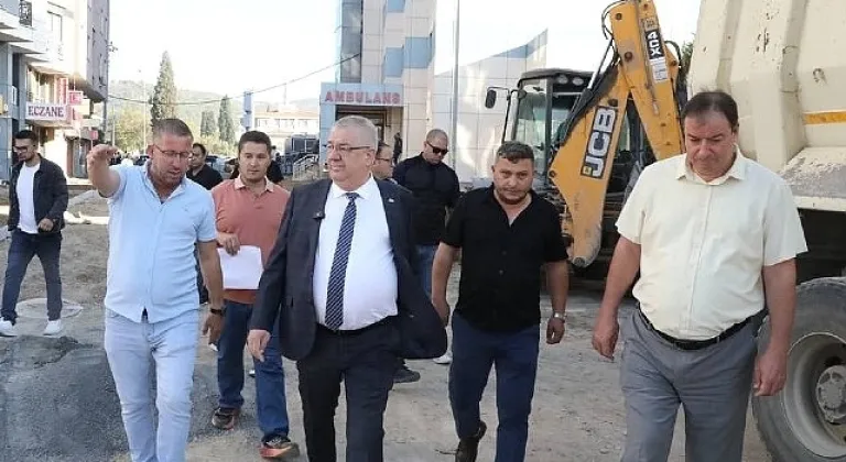 Edremit'te bozulan yolların yüzde 80'ni tamamlandı