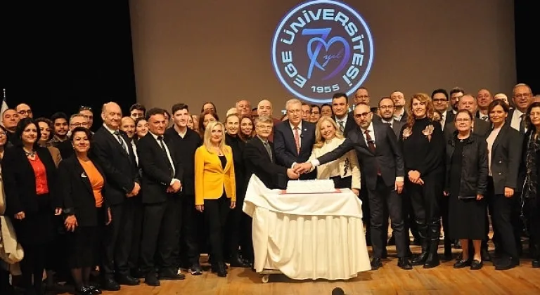 Ege Üniversitesinde 70'inci yıla özel logo tasarlandı