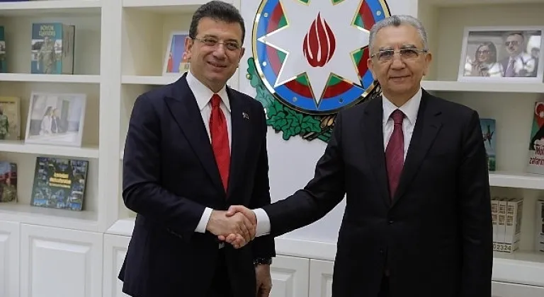 Ekrem İmamoğlu Bakü Valisi Tarafından Ağırlandı