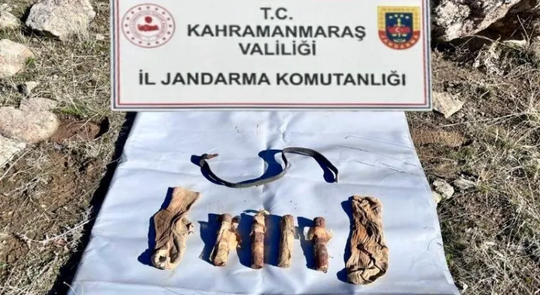 Elbistan’da PKK’ya ait eşyalar bulundu