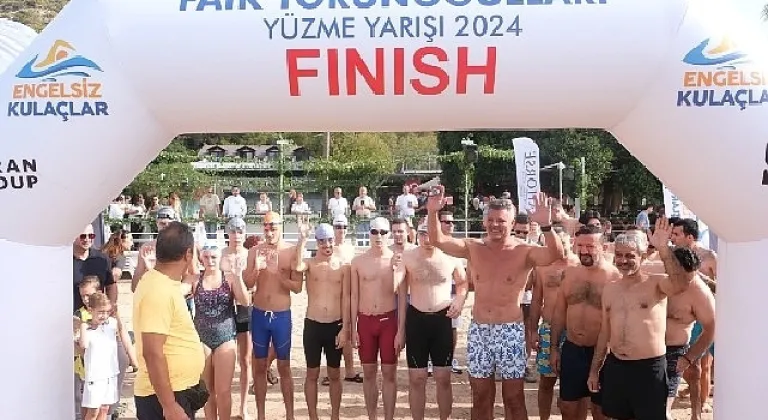 Engelsiz Kulaçlar'ın 6.'sı Fethiye'de Gerçekleşti, Özel Eğitime Gereksinim Duyan Gençler Sadettin Saran ile Yüzdü