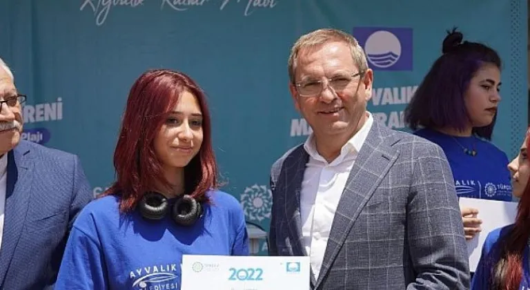 Engelsiz Plajda Mavi Bayrak Ödül Töreni
