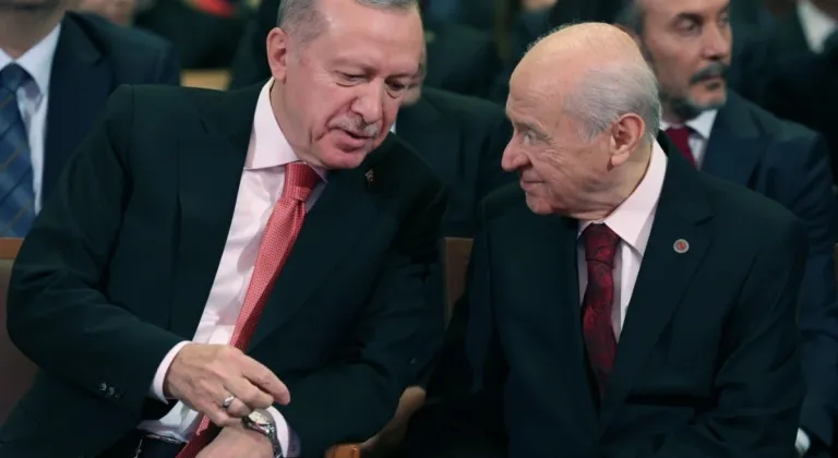Erdoğan'dan Bahçeli'ye Teşekkür: ″Devlet Bey, Siyasetiyle Tarihe Geçen Bir Lider″