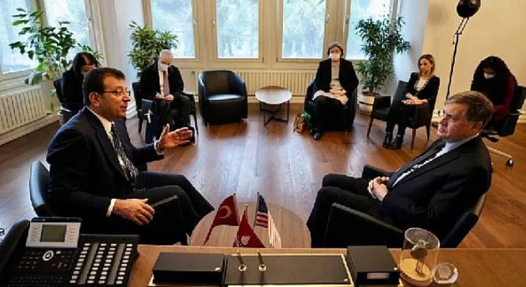 Eski ABD Büyükelçisi Satterfield’dan İmamoğlu’na veda ziyareti