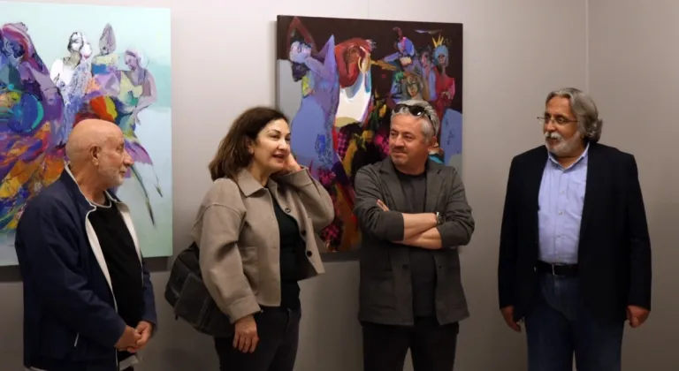 Ferahoğlu SANKO Sanat Galerisi’nde resim sergisi açtı