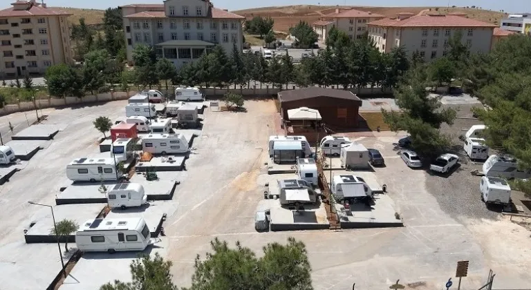 Gaziantep'te karavan konaklama alanı açıldı