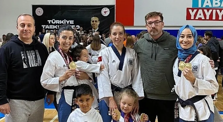 Gaziemir'in sporcuları madalyaları topladı