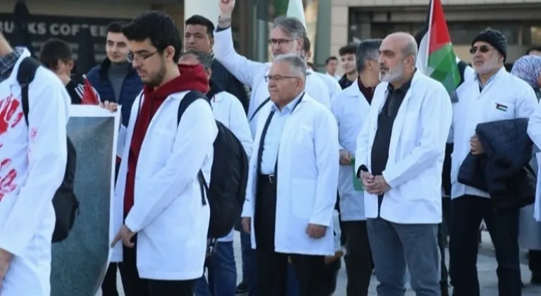 Gazze katliamına en 'sağlık'lı protesto