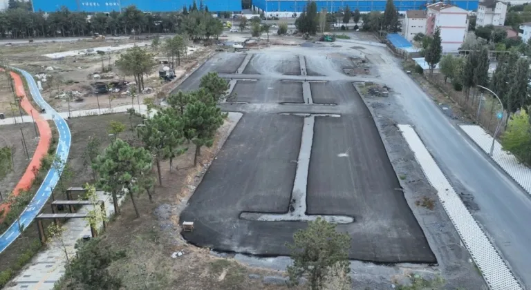Gebze Millet Bahçesi Otopark İnşaatı Devam Ediyor