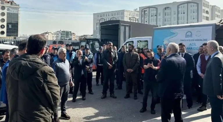 Gebze'de 'Ramazan Erzak Konvoyu' uğurlandı
