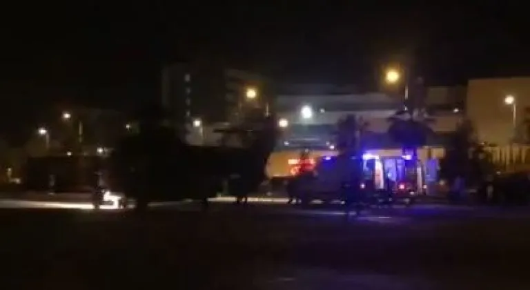 Gece boyunca MSB Helikopteri Mersin'e yaralı taşıdı