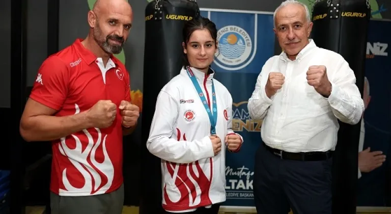 Genç Kadınlar Avrupa Şampiyonu Mersinli Hilal Sonay bu spora kendimi adadım