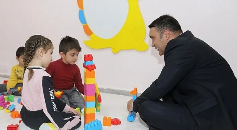 Genel Sekreter Çelikel Kreş ve Gündüz Bakımevini gezdi