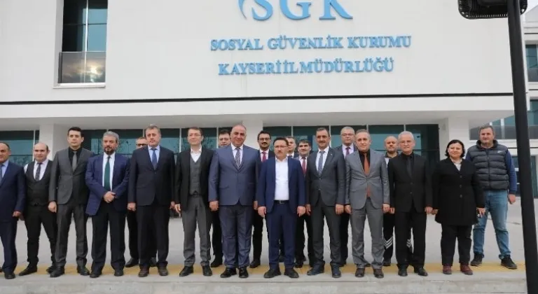 Gökmen Çiçek'ten SGK Kayseri'ye ziyaret