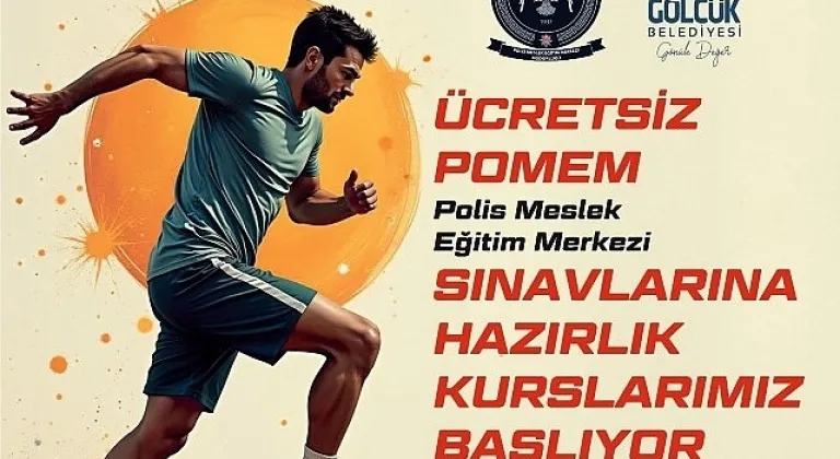 Gölcük Belediyesi ücretsiz POMEM hazırlık kursu kayıtları başladı.