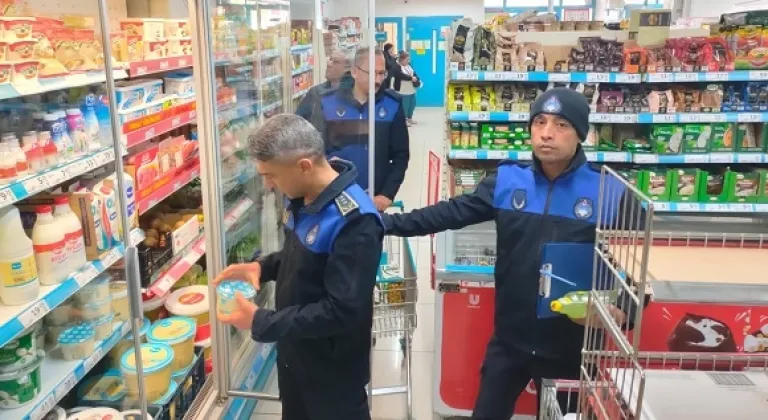 Gülnar Belediyesi Zabıtasından Marketlere Denetim