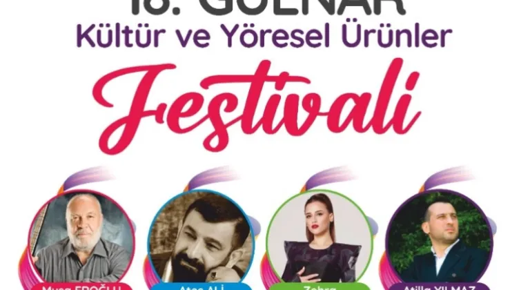 Gülnar Kültür ve Yöresel Ürünler festivali başlıyor