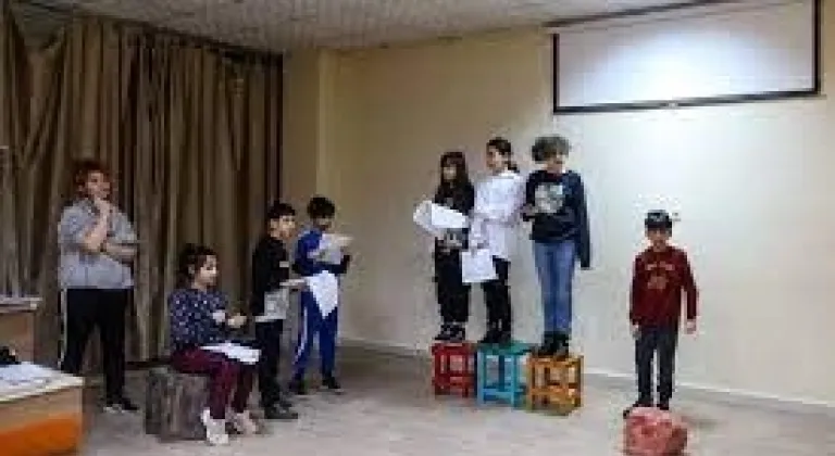 HATAY'DA ÇOCUKLAR SANATLA İÇ İÇE