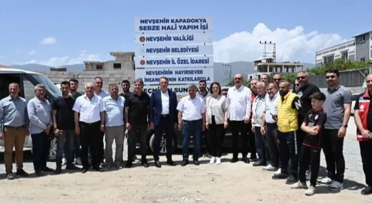 Hatay’da Nevşehir Kapadokya Sebze Hali yaptırılacak.