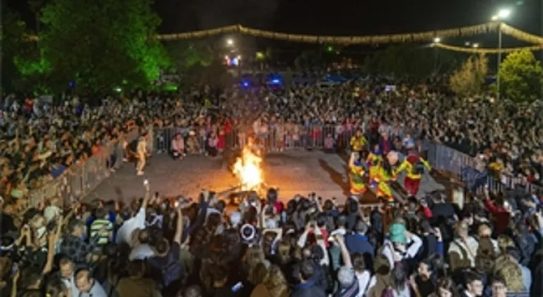 Hıdırellez ateşi Kültürpark'tan yükseldi