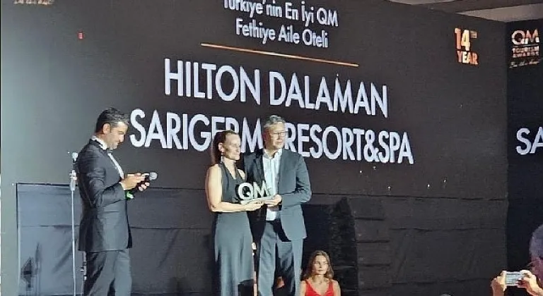 HIlton Dalaman Sarıgerme Resort ve Spa, QM TourIsm Awards 2023'te En İyi FETHİYE Aile Oteli Seçildi!