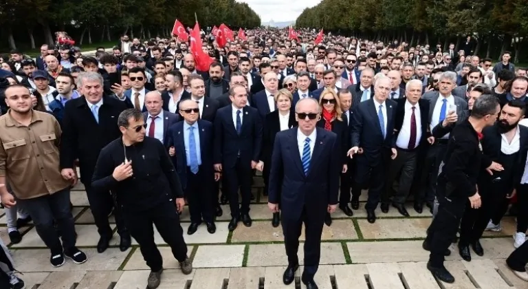 İnce startı Anıtkabir'den verdi