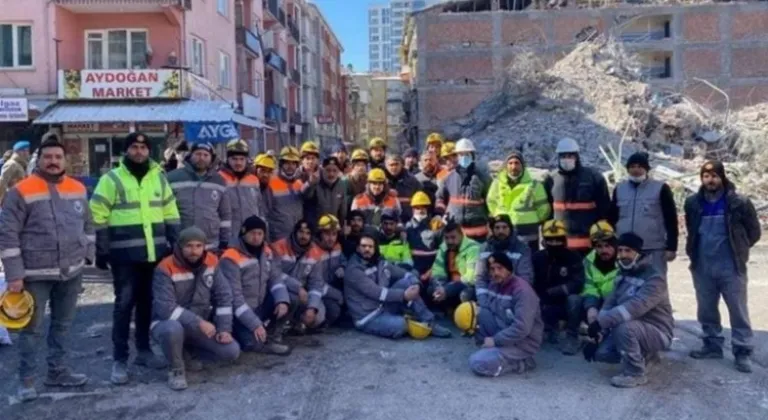 İnegöl Belediyesi ekipleri arama kurtarma görevini tamamladı