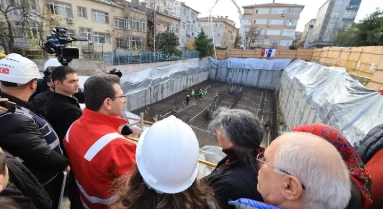 İstanbul Fatih'teki Dönüşümde 68 Ton Demirli Temel Atıldı