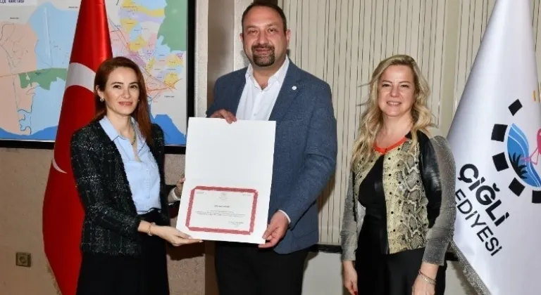 İzmir Çiğli Belediyesi ″Sağlığı Geliştiren Belediye” unvanına layık görüldü.