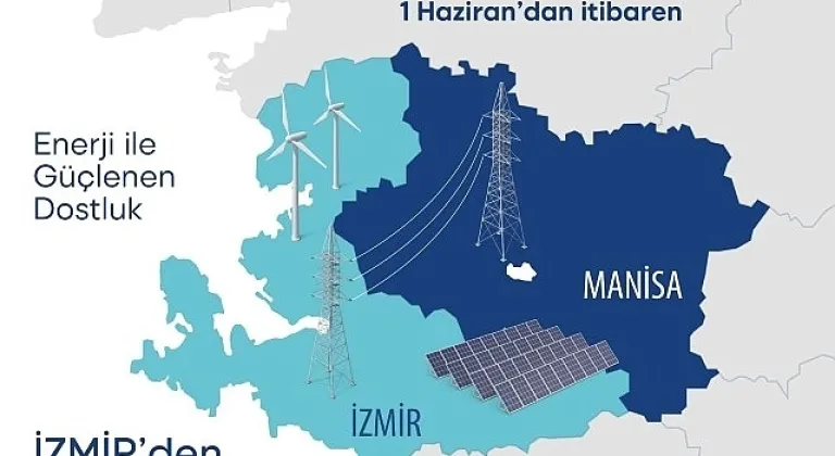 İzmir'den Manisa'ya temiz enerji