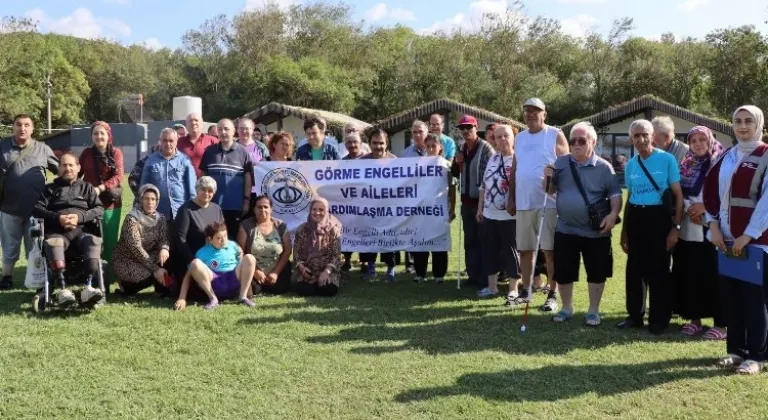 İzmit görme engellileri Sarısu'da ağırladı