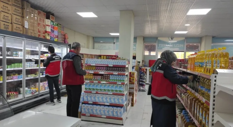 Kahta'da gıda denetimleri