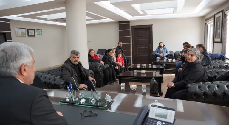 Kahtalı Mıçe’nin ailesinden Kahta Belediyesi’ne teşekkür ziyareti
